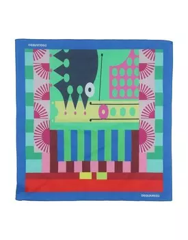 Шарф Dsquared2, зеленый