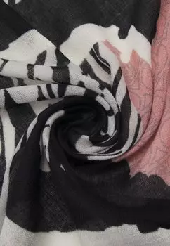 Шарф ECS STOLA BABY ZEBRA LIU JO, черный