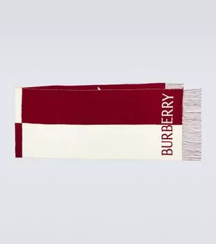 Шарф ekd из шерсти и кашемира Burberry, мультиколор