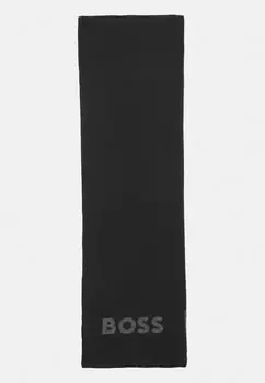 Шарф ELIO SCARF UNISEX BOSS, черный