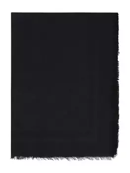 Шарф Elisabetta Franchi Sciarpa in modal e viscosa, черный