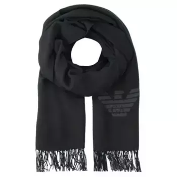 Шарф Emporio Armani, черный