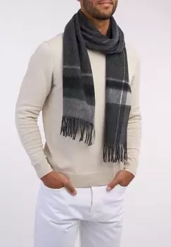 Шарф ESSENTIALS DAVIDOFF, цвет anthracite grey