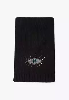 Шарф EVIL EYE Kurt Geiger London, черный