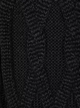 Шарф фактурной вязки Agnona, черный