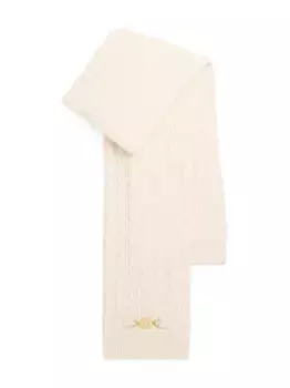 Шарф фактурной вязки PATOU, нейтральный