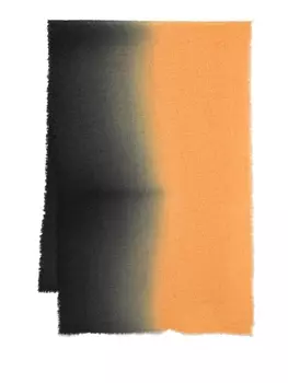 Шарф Faliero Sarti с градиентным эффектом, желтый