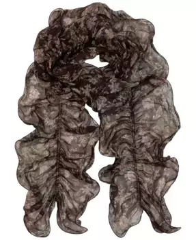 Шарф Fall Floral Ruffle Wrap Lauren Ralph Lauren, красный