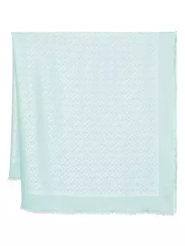 Шарф FENDI FF-жаккард, синий