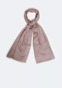Шарф FERRAGAMO Gancini scarf, розовый