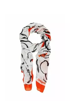 Шарф FLORAL Desigual, белый
