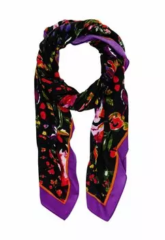 Шарф FLORAL Desigual, черный