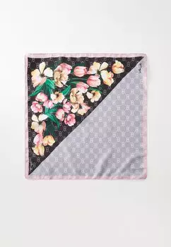 Шарф FOULARD FLOWER CORNER LIU JO, черный