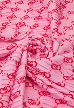 Шарф FOULARD LOGO LIU JO, розовый