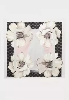 Шарф FOULARD MAXI FLOWER LIU JO, черный