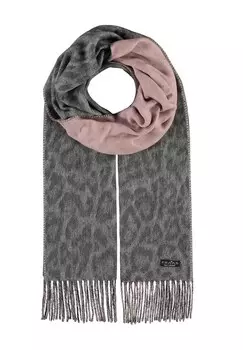 Шарф Fraas, серый/темно-розовый