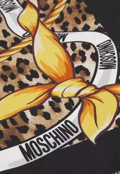 Шарф FRINGE FOULARD MOSCHINO, разноцветный