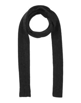 Шарф Ganni, темно-серый