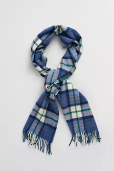 Шарф Gant в клетку, синий