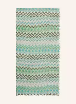 Шарф гарис Hemisphere, белый