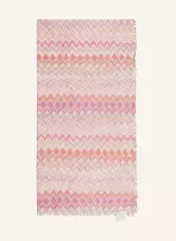 Шарф гарис Hemisphere, белый