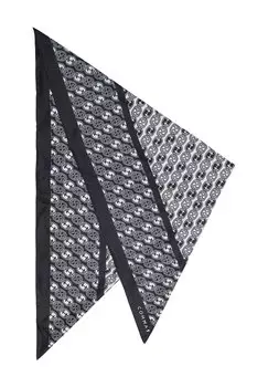 Шарф GEMUSTERTES comma, темно-синий