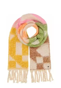 Шарф GEOMETRIC CHUNKY FRAAS, светло-желтый