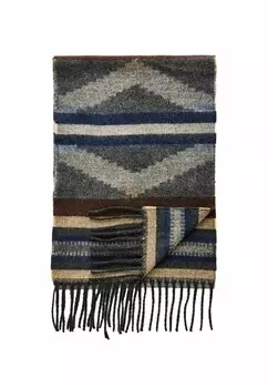 Шарф GEOMETRIC PATTERN Next, серый