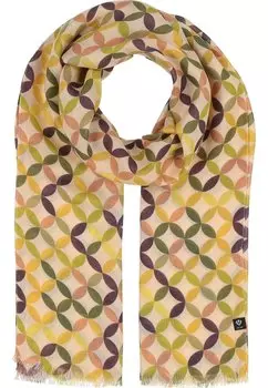 Шарф GEOMETRIC STOLA FRAAS, зеленый