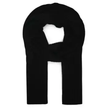 Шарф Geremia с добавлением шерсти и кашемира Marella, черный