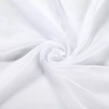 Шарф Gerster на волнистой ленте Ш = 140 х В = 245 смПрозрачный We Uni светло-серый