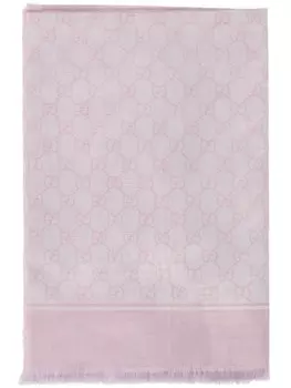 Шарф GG-supreme Gucci, розовый