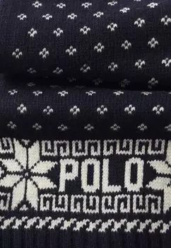 Шарф GIFT BOX SET Polo Ralph Lauren, темно-синий