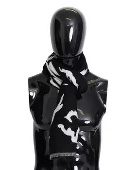 Шарф Givenchy 4G, черный / белый