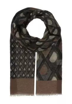 Шарф ГРАФИК ПРИНТ FRAAS, кешью