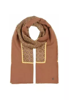 Шарф GRAFIK PRINT PATCHWORK STOLA FRAAS, желтый