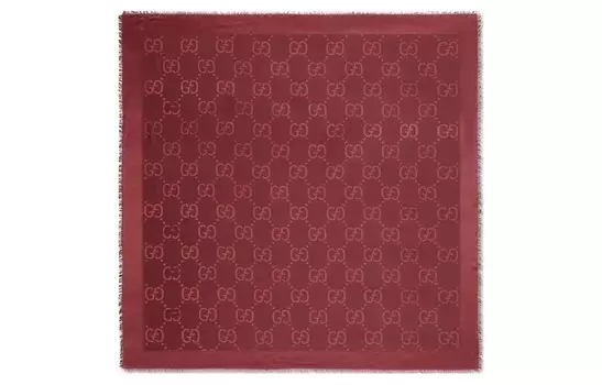 Шарф Gucci женский, бордовый