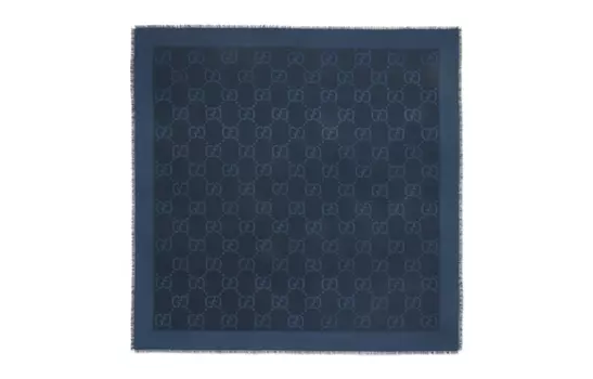 Шарф Gucci женский, темно-синий