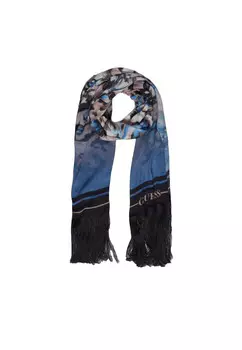 Шарф Guess из вискозы, черный