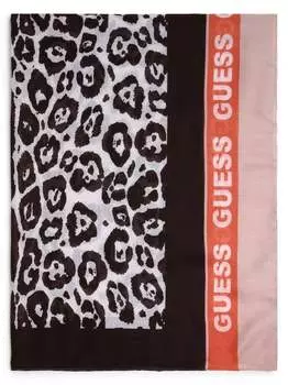 Шарф Guess, коричневый