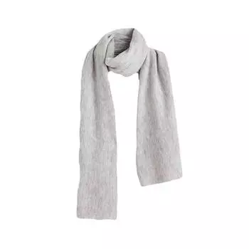 Шарф H&amp;M Fine-knit, серый