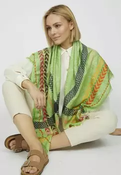 Шарф HANDBESTICKTES Codello, цвет grn