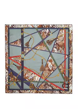 Шарф Harness 90х90 см из шелкового твила Beymen, бежевый