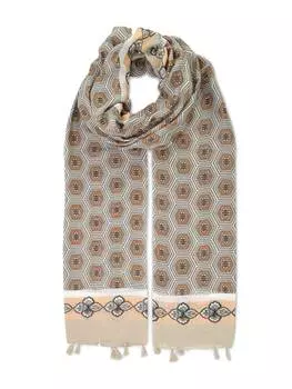 Шарф Harpa, цвет beige/brown