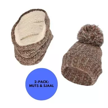 Шарф Heat Keeper, коричневый