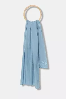 Шарф хлопковый Max&Co., синий