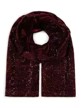 Шарф HotSquash Sequin, цвет wine