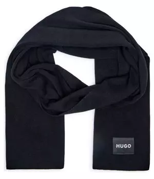 Шарф Hugo Saretty, черный