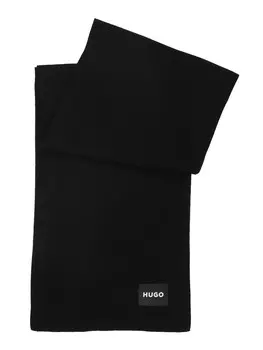 Шарф HUGO Scarf Saretty, черный