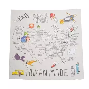 Шарф Human Made Bandana, белый